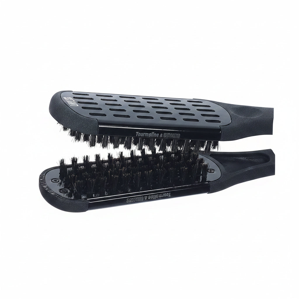 Sibel Vented Brush Linyliss Straightener Black - Perie Pentru Netezire si Stralucire
