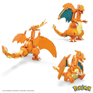 Pokemon Mega Construx Charizard Dracaufeu Glurak