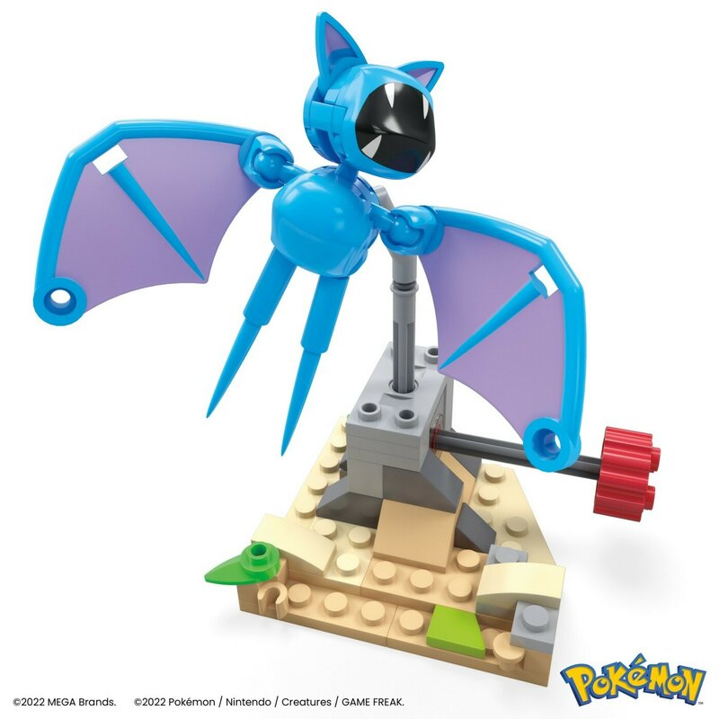 Pokemon Mega Set de Constructie Zborul de Noapte Al Zubat