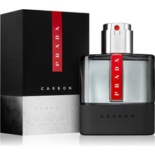 Încarcă imaginea în Galerie, Prada Luna Rossa Carbon Eau de Toilette 50ml - Pentru Barbati
