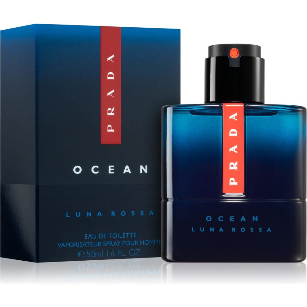 Prada Luna Rossa Ocean Eau de Toilette 50ml - Pentru Barbati Ambrat-Lemnos
