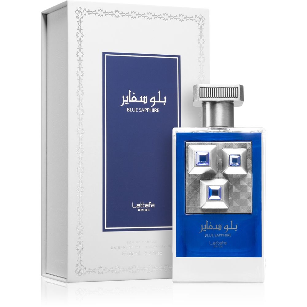Lattafa Pride Blue Saphire 100ml - Apa de Parfum Unisex Fresh-Lemnos