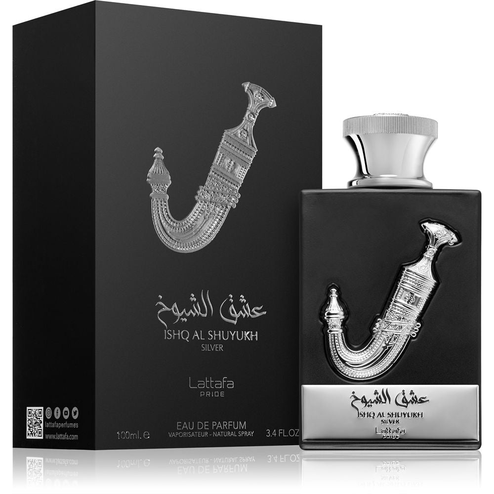 Lattafa Pride Ishq Al Shuyukh Silver - Apa de Parfum pentru Barbati 100ml