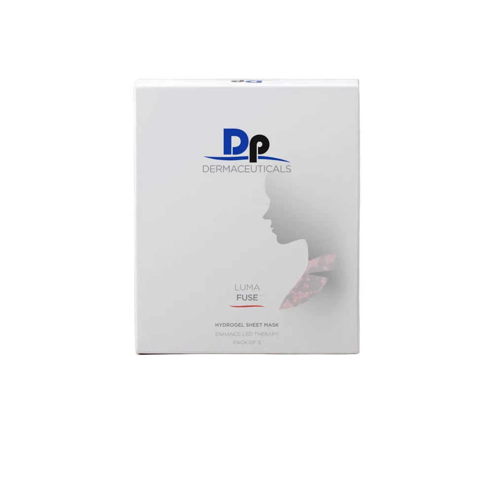DP Dermaceuticals LumaFuse Hydrogel Mask Decollete - Masca Hidrogel Set 5 Bucati