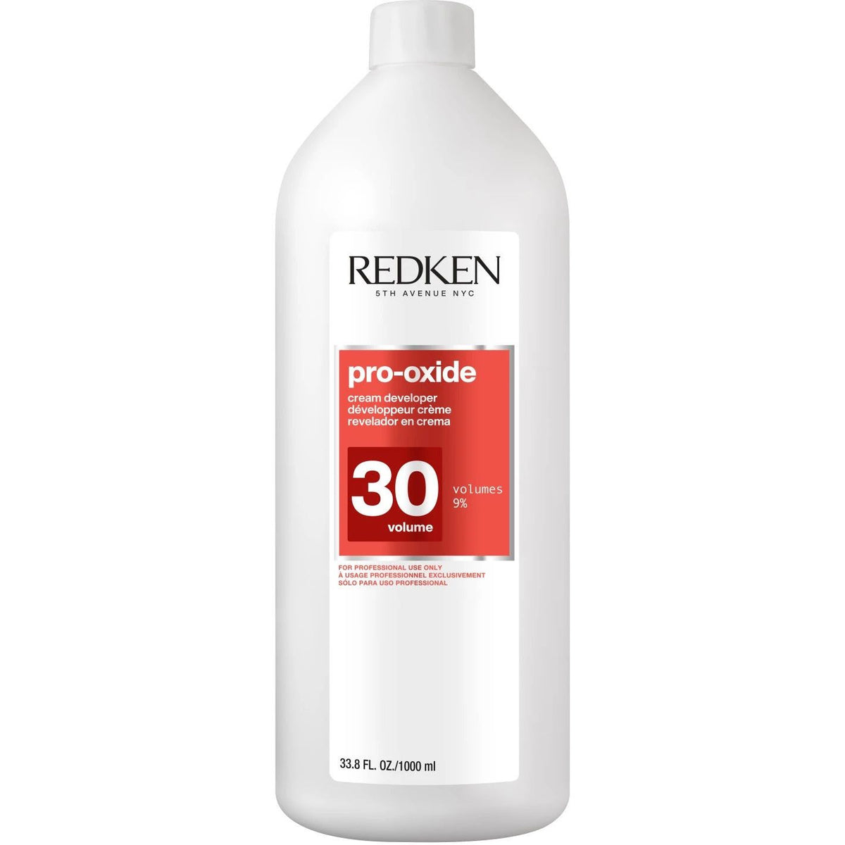 Redken Pro-Oxide Cream Developer 30 Volume 1000ml - Oxidant Profesional