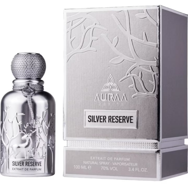 Auraa Desire Silver Reserve 100ml - Extract de Parfum Pentru Barbati