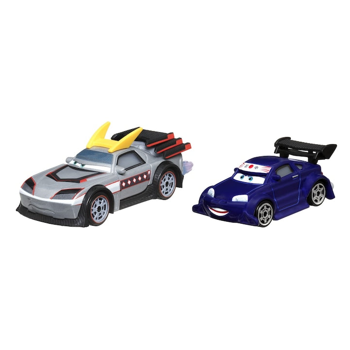 Cars 3 Set 2 Masinute Metalice Kabuto si Kabuto Ninja