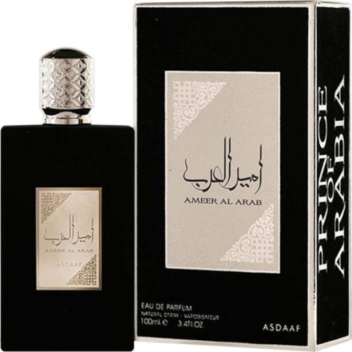Asdaaf Ameer Al Arab Black - Apa de Parfum Pentru Barbati 100ml