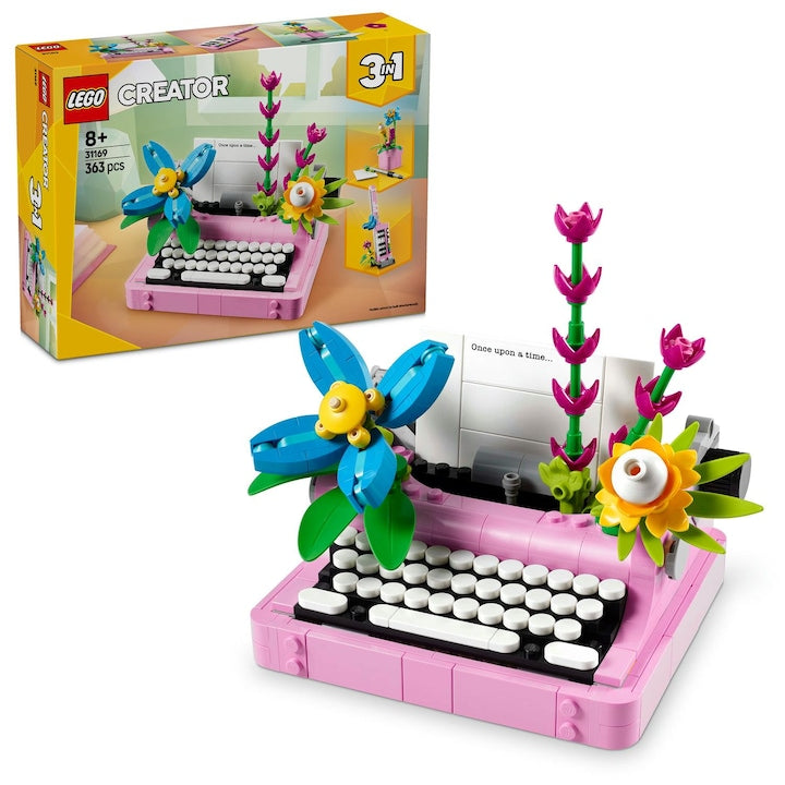 Lego Creator 3In1 Masina de Scris cu Flori