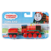 Încarcă imaginea în Galerie, Fisher Price Thomas Locomotiva cu Vagon Push Along Yong Bao
