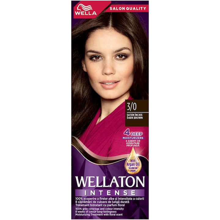 Wella Wellaton Intense 3/0 - Vopsea de Par Permanenta 110ml