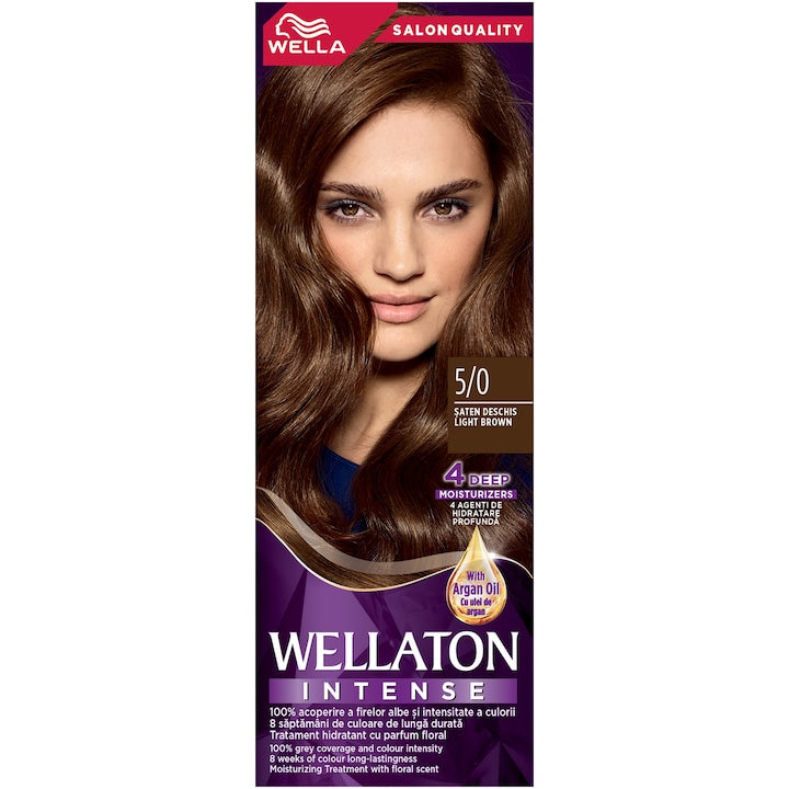 Wella Wellaton Intense 5/0 - Vopsea de Par Permanenta 110ml