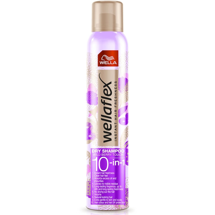 Wella Wellaflex Wild Berry Touch - Sampon Uscat 180ml