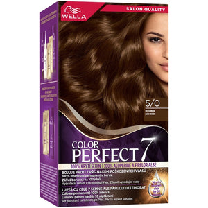 Wella Color Perfect 5/0 - Vopsea de Par Permanenta 135ml