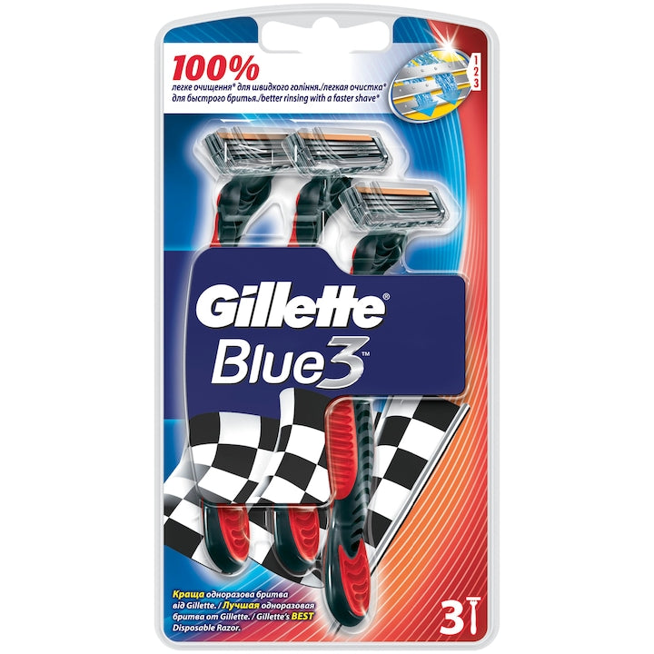 Gillette Blue3 Pride - Aparat de Ras 3 buc