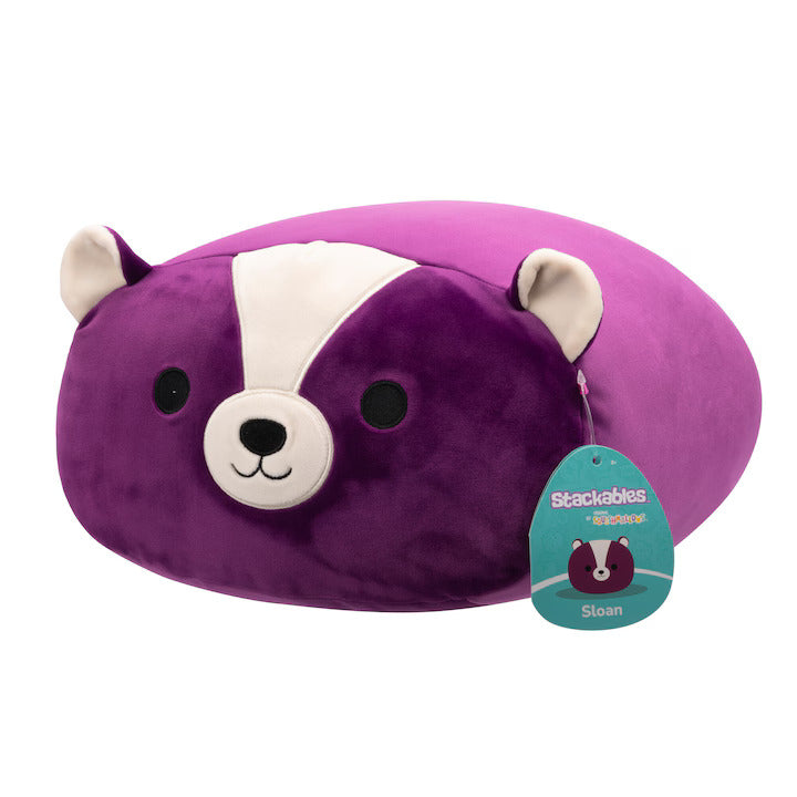 Squishmallows Jucarie de Plus Stackables Sconcsul Sloan 30cm - Plus Moale Pentru Copii