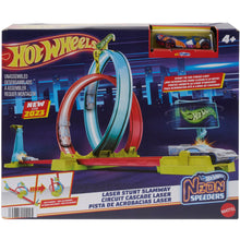 Încarcă imaginea în Galerie, Hot Wheels Pista Laser Stunt Slamway
