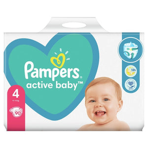 Pampers Active Baby Nr 4 9-14kg - Scutece 90buc