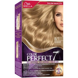 Wella Color Perfect 8/1 - Vopsea de Par Permanenta 135ml