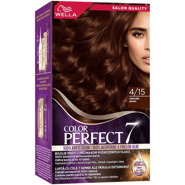 Wella Color Perfect 4/15 - Vopsea de Par Permanenta 135ml