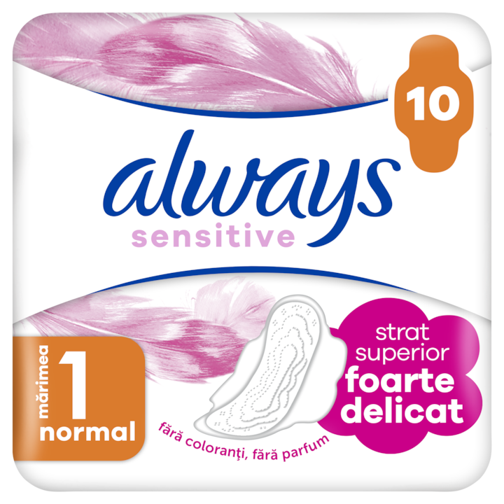 Always Sensitive Normal - Absorbante 10 buc