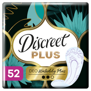 Discreet Plus Waterlily - Absorbante Zilnice 52 buc