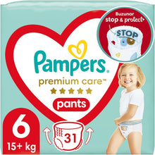 Încarcă imaginea în Galerie, Pampers Pants Premium Care Nr 6 15+kg - Scutece 31buc
