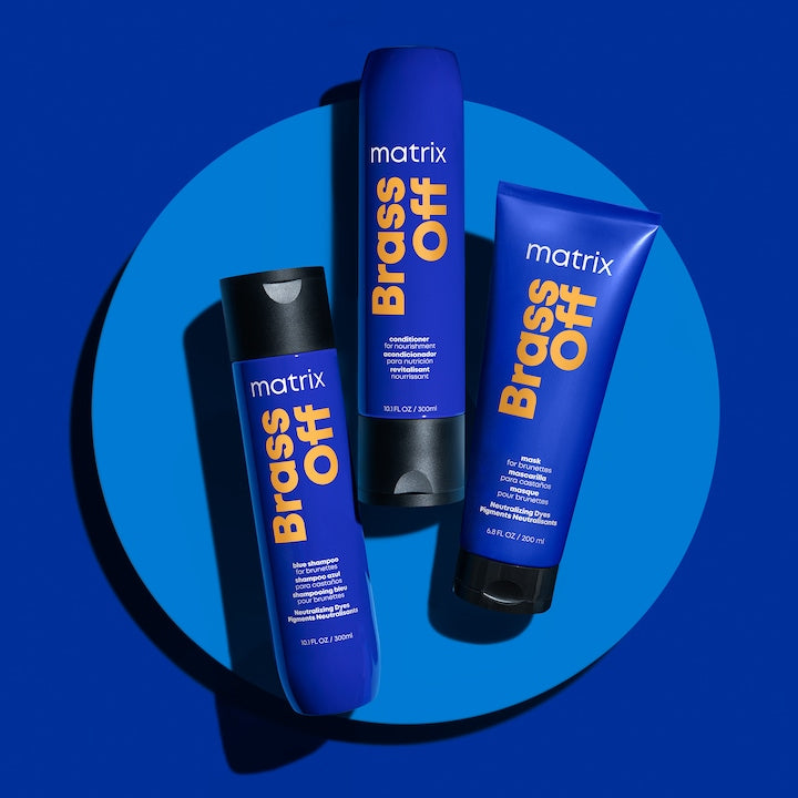 Matrix Total Results Brass Off Sampon 300ml - Pentru Neutralizarea Nuantelor Portocalii - Beauty Lounge