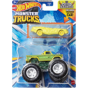 Hot Wheels Monster Truck si Masinuta Metalica Midwest Madness