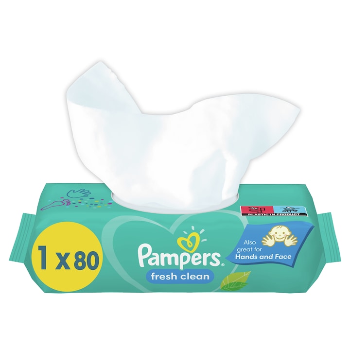 Pampers Fresh Clean - Servetele Umede 80buc