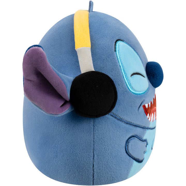 Squishmallows Disney Jucarie de Plus Stitch cu Casti 25cm - Plus Moale Copii - Beauty Lounge