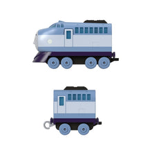 Încarcă imaginea în Galerie, Fisher Price Thomas Locomotiva cu Vagon Push Along Kenji
