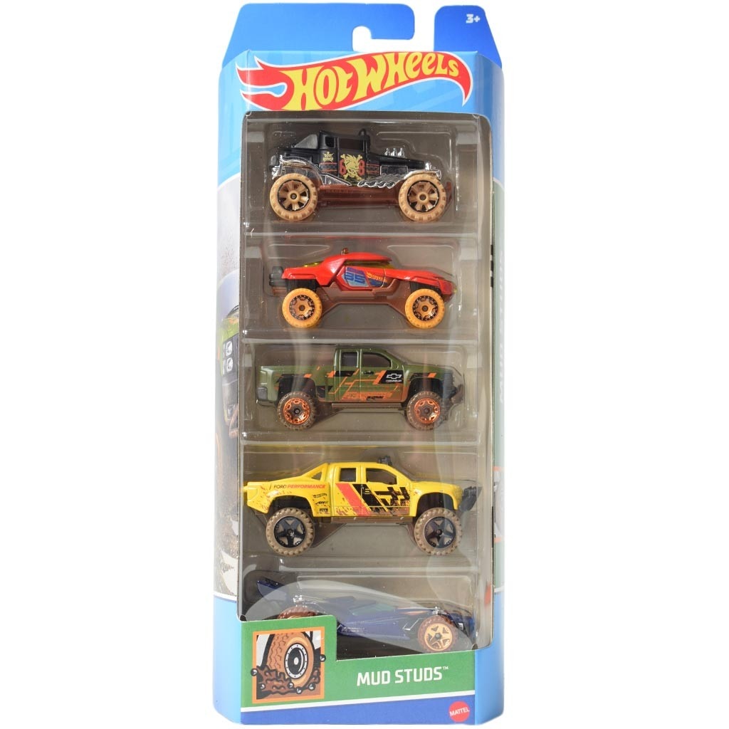 Hot Wheels Set 5 Masini Mud Studs