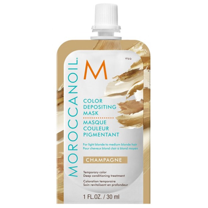 Masca de par nuantatoare Moroccanoil Champagne 30ml