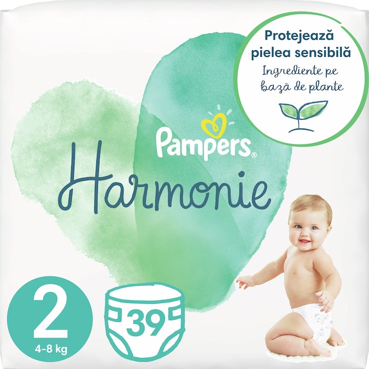 Pampers Harmonie Nr 2 4-8kg - Scutece 39buc
