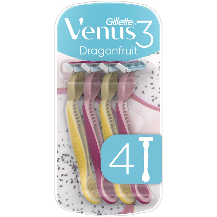 Gillette Venus 3 Dragonfruit - Aparat de Ras 4 buc