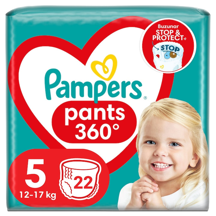 Pampers Pants Carry Pack Nr 5 12-17kg - Scutece 22buc