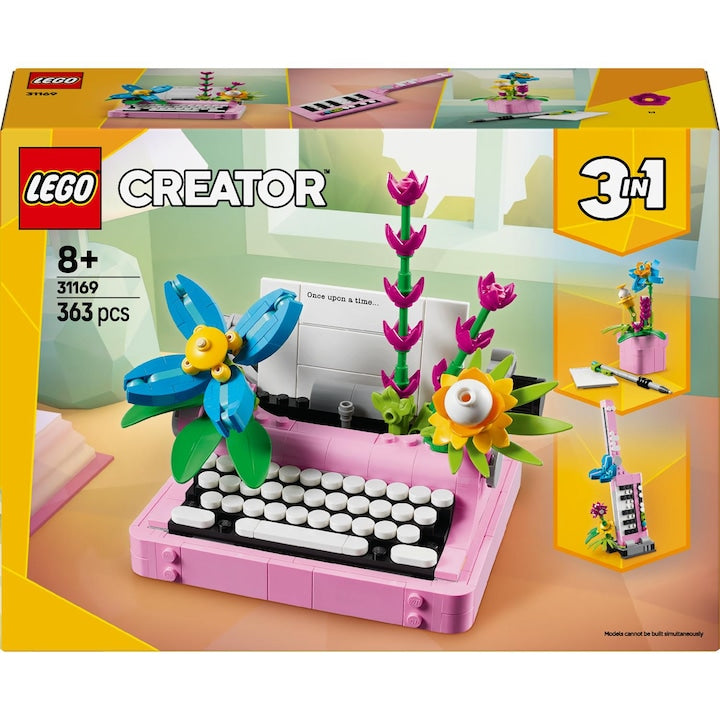 Lego Creator 3In1 Masina de Scris cu Flori