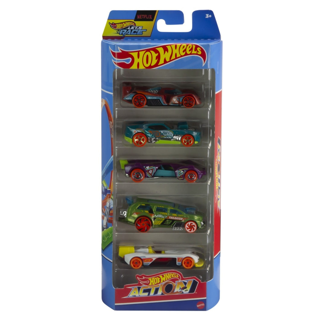 Hot Wheels Set 5 Masini Action