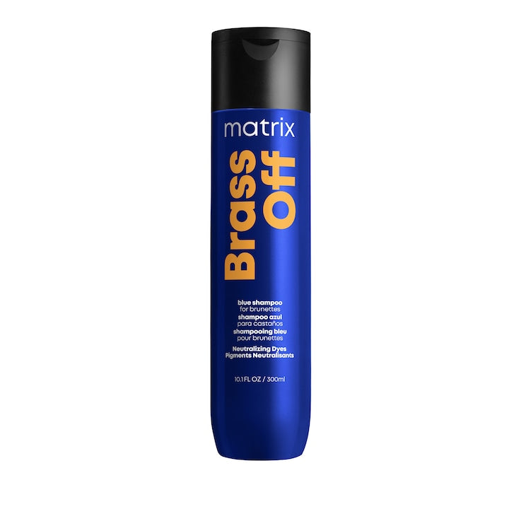 Matrix Total Results Brass Off Sampon 300ml - Pentru Neutralizarea Nuantelor Portocalii - Beauty Lounge