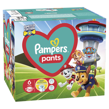 Încarcă imaginea în Galerie, Pampers Pants Patrula Catelusilor Nr 6 14-19kg - Scutece 60buc
