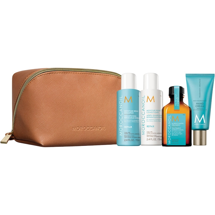 Moroccanoil Moisture Repair Hair Care Travel Size - Set Reparator Pentru Par