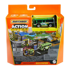 Matchbox Set Action Drivers Statia de Autobuz