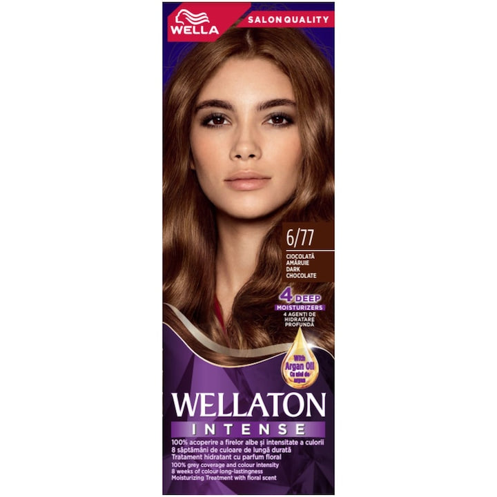 Wella Wellaton Intense 6/77 - Vopsea de Par Permanenta 110ml