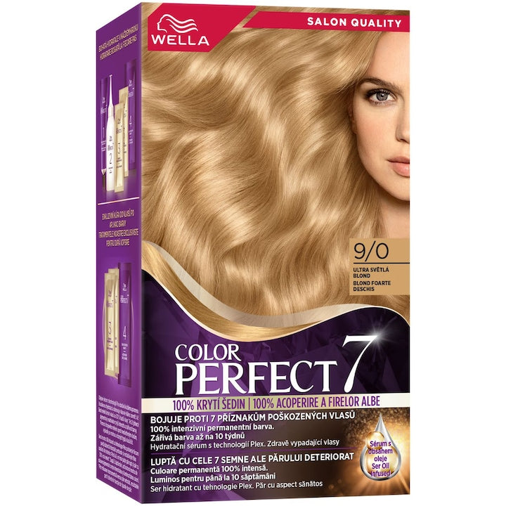 Wella Color Perfect 9/0 - Vopsea de Par Permanenta 135ml