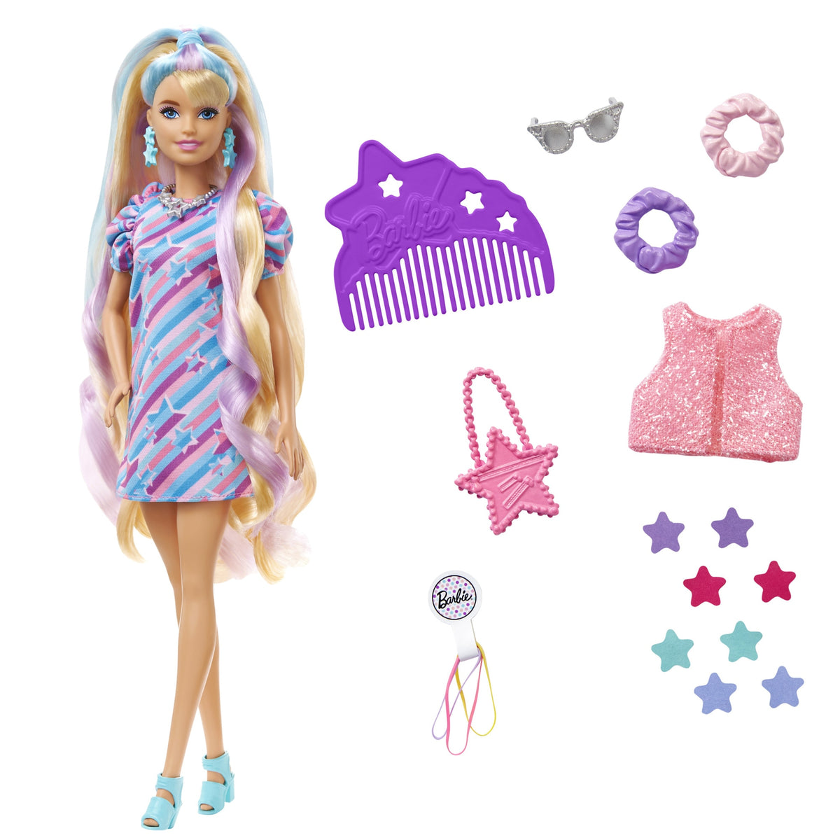 Barbie Totally Hair Papusa Barbie Blonda 33cm
