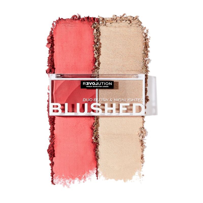Makeup Revolution Relove Colour Play Blushed Duo Cute - Blush Iluminator
