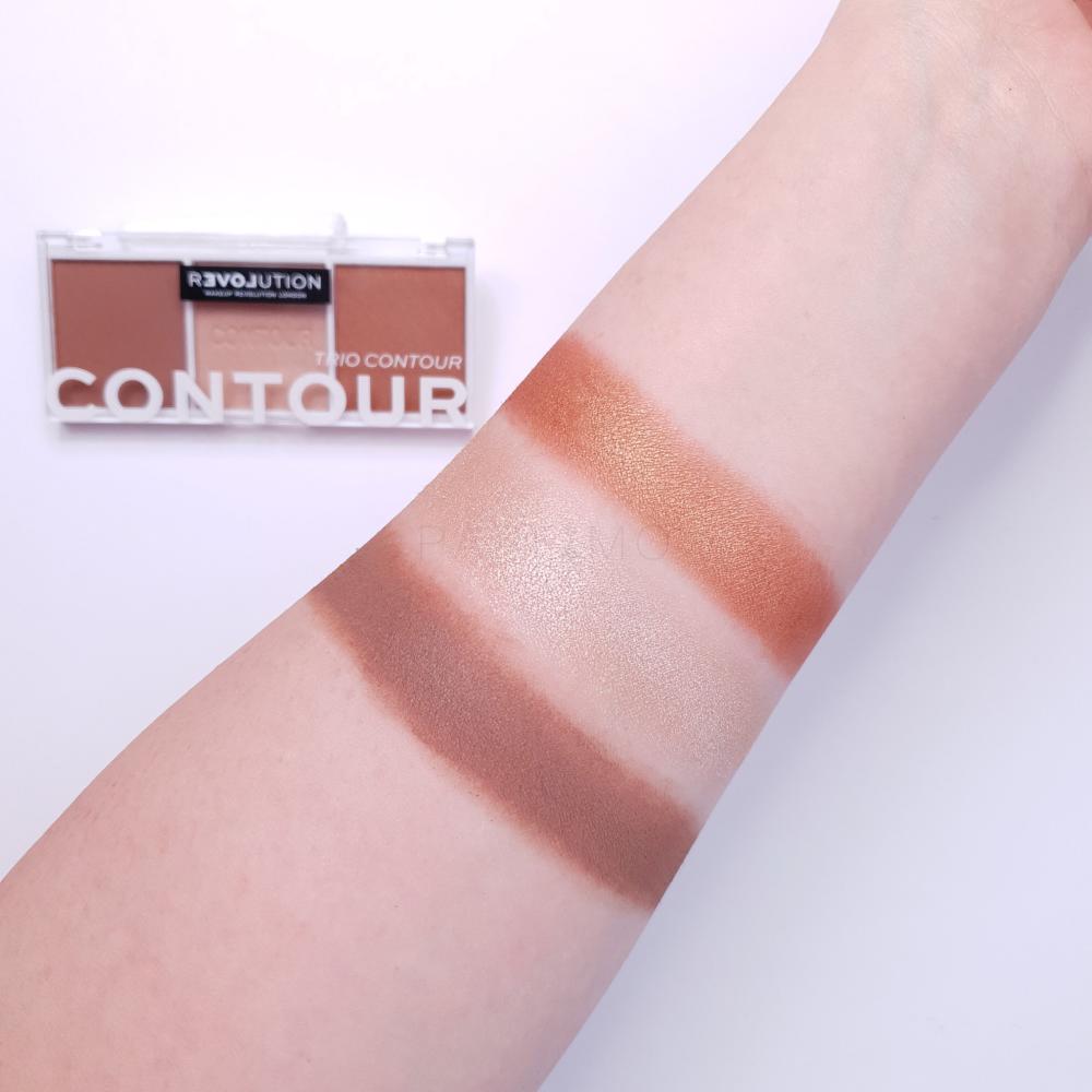 Makeup Revolution Relove Colour Play Contour Trio Palette Baked Sugar - Paleta Fard de Ochi