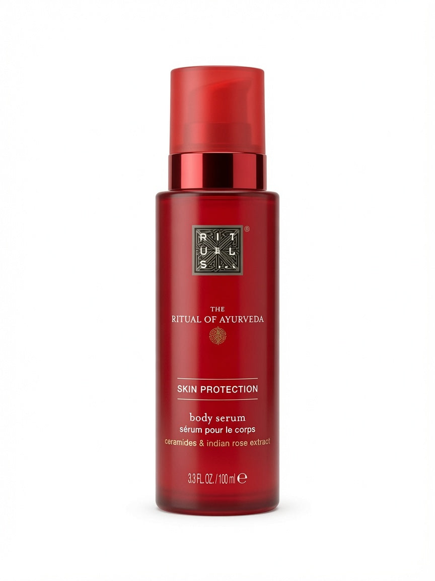 Ser de corp Rituals The Ritual of Ayurveda 100ml - Textură fină, parfum exotic de trandafir și curcumă, pentru piele catifelată și hidratată