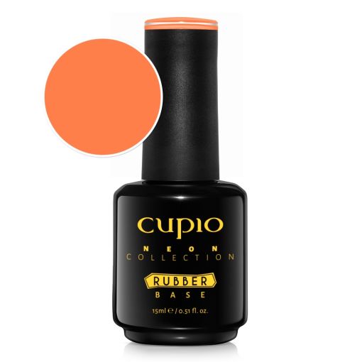 Cupio Rubber Base Neon Collection - Hot Sunset 15ml - Beauty Lounge